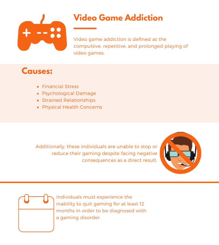 causes and effects of video game addiction essay