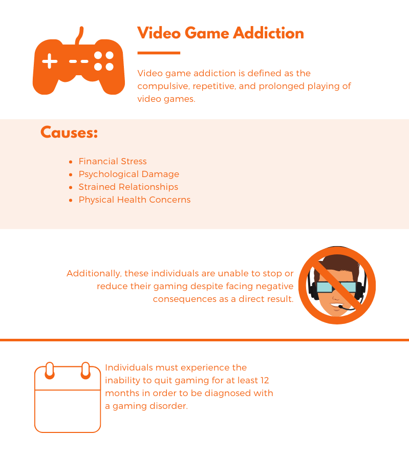cause and effect of computer games addiction