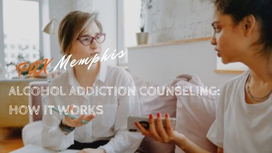 girl and therapist talking during an alcohol addiction counseling session