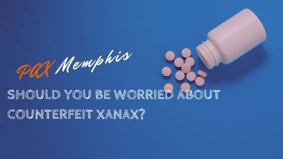 counterfeit Xanax pills
