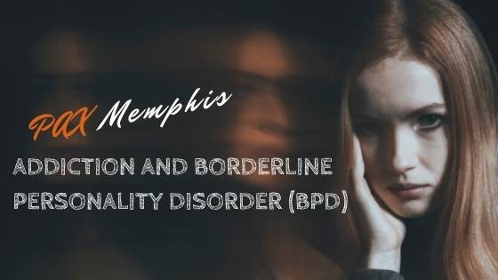 girl with borderline personality disorder and addiction